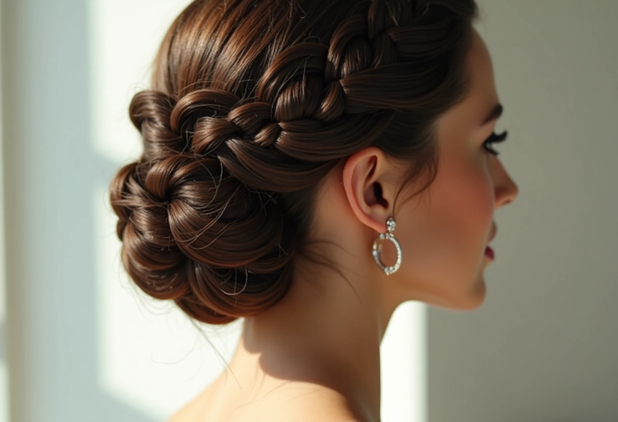 chignon mariée tressé : secrets d une coiffure nuptiale pérenne -  chignon mariée